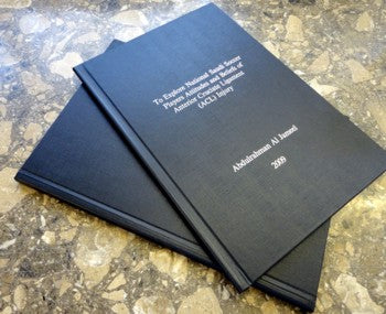 Hard Back Thesis Binding Standard Crest Only - 48 Hour Production