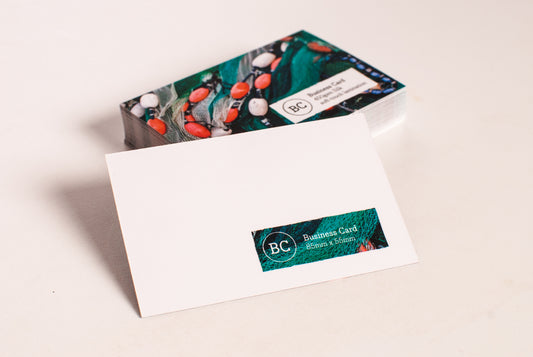 Full colour double sided business cards 85mm x 55mm